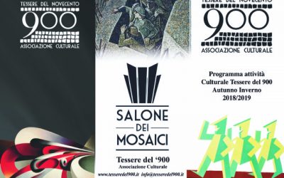Programma tessere del ‘900 Autunno Inverno 2018/2019